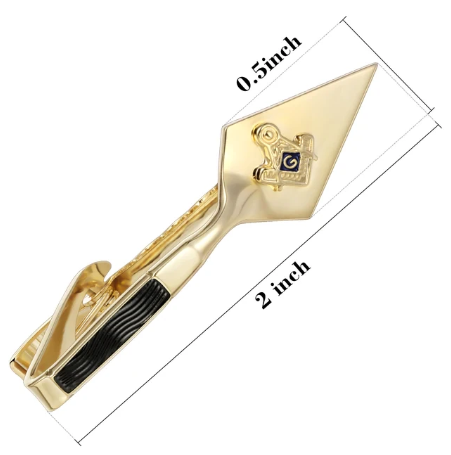 Freemason Masonic Tie Clip + Cufflinks for Men