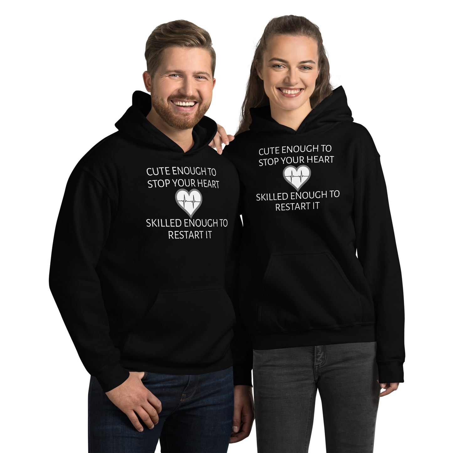 Cute Enough Unisex Hooded Sweatshirt For Med-Practitioners
