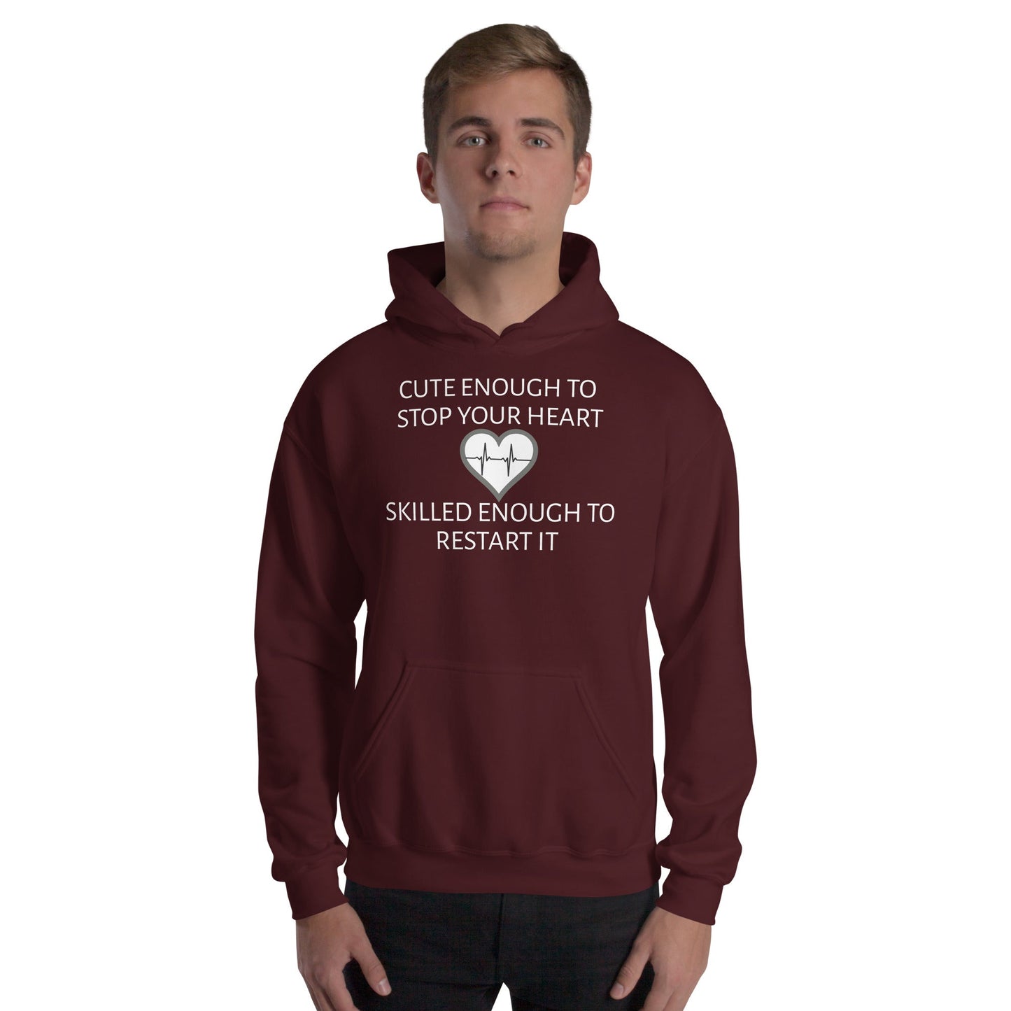 Cute Enough Unisex Hooded Sweatshirt For Med-Practitioners