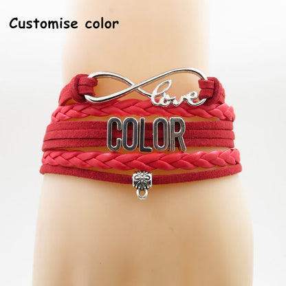 MerchsMate® Exclusively Handmade Infinity Love Bracelet With Metallic Accessories For Doctors