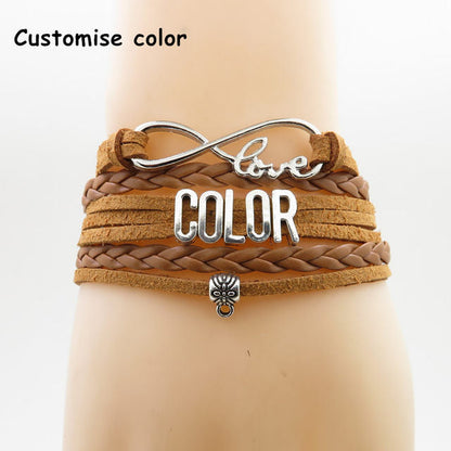 MerchsMate® Exclusively Handmade Infinity Love Bracelet With Metallic Accessories For Doctors
