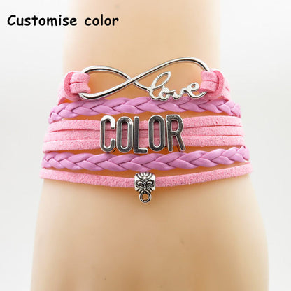 MerchsMate® Exclusively Handmade Infinity Love Bracelet With Metallic Accessories For Doctors
